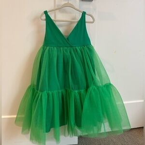 Elegant Green Kids Formal Dress